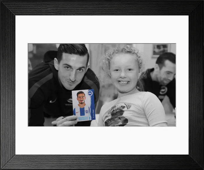 Framed Print : Brighton & Hove Albion FC: 2018 Player Signing Session - Meeting the Champions Framed Print : Brighton & Hove Albion FC: 2018 Player Signing Session - Meeting the Champions