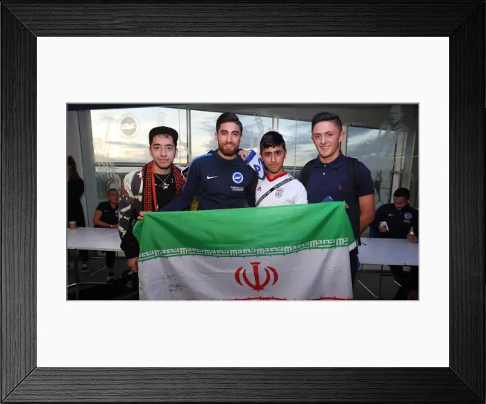 Framed Print : Brighton & Hove Albion FC: 2018 Player Signing Event - Autograph Session with the Team Framed Print : Brighton & Hove Albion FC: 2018 Player Signing Event - Autograph Session with the Team