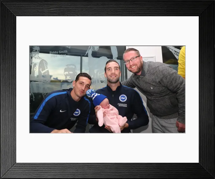 Framed Print : Brighton & Hove Albion FC: 23OCT18 - Player Signing Session: Meet & Greet with the Team Framed Print : Brighton & Hove Albion FC: 23OCT18 - Player Signing Session: Meet & Greet with the Team