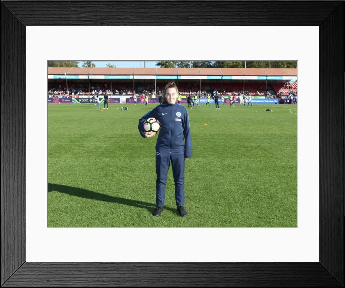 Framed Print : Mascots - Man City-7525