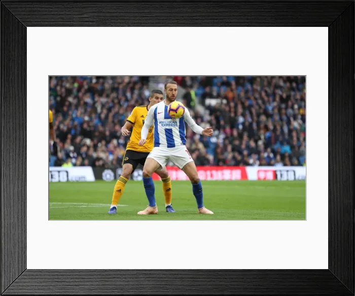 Framed Print : Brighton and Hove Albion vs. Wolverhampton Wanderers: A Premier League Showdown at American Express Community Stadium (October 26, 2018) Framed Print : Brighton and Hove Albion vs. Wolverhampton Wanderers: A Premier League Showdown at American Express Community Stadium (October 26, 2018)