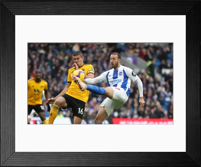 Framed Print : Brighton and Hove Albion vs. Wolverhampton Wanderers: A Premier League Showdown at American Express Community Stadium (October 26, 2018) Framed Print : Brighton and Hove Albion vs. Wolverhampton Wanderers: A Premier League Showdown at American Express Community Stadium (October 26, 2018)