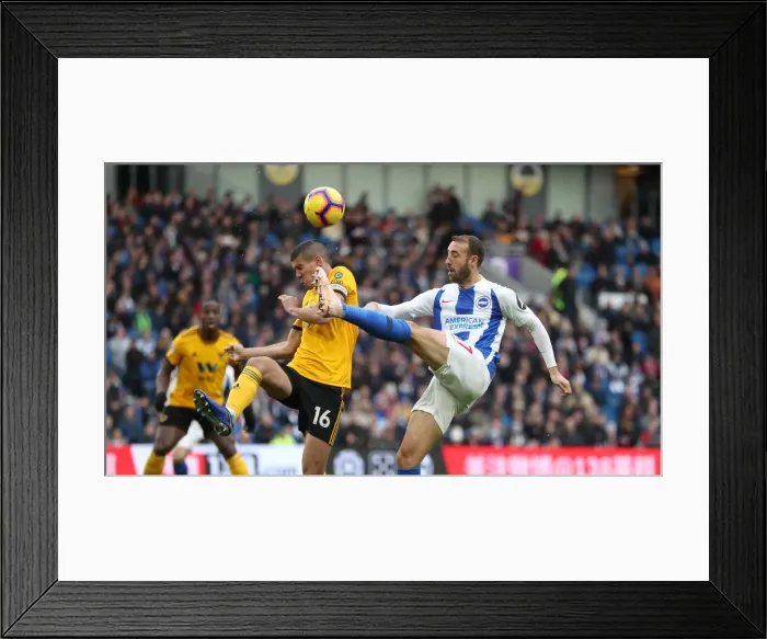 Framed Print : Brighton and Hove Albion vs. Wolverhampton Wanderers: A Premier League Showdown at American Express Community Stadium (October 26, 2018) Framed Print : Brighton and Hove Albion vs. Wolverhampton Wanderers: A Premier League Showdown at American Express Community Stadium (October 26, 2018)