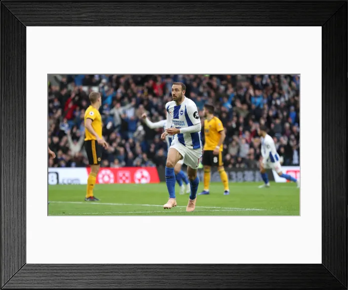 Framed Print : Brighton and Hove Albion vs. Wolverhampton Wanderers: A Premier League Battle at American Express Community Stadium - October 2018 Framed Print : Brighton and Hove Albion vs. Wolverhampton Wanderers: A Premier League Battle at American Express Community Stadium - October 2018