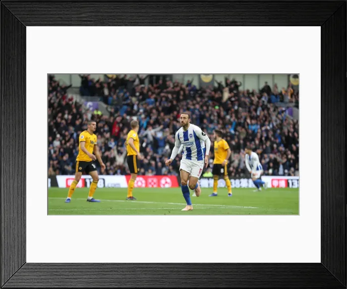 Framed Print : Brighton and Hove Albion vs. Wolverhampton Wanderers: A Premier League Showdown at American Express Community Stadium (October 26, 2018) Framed Print : Brighton and Hove Albion vs. Wolverhampton Wanderers: A Premier League Showdown at American Express Community Stadium (October 26, 2018)