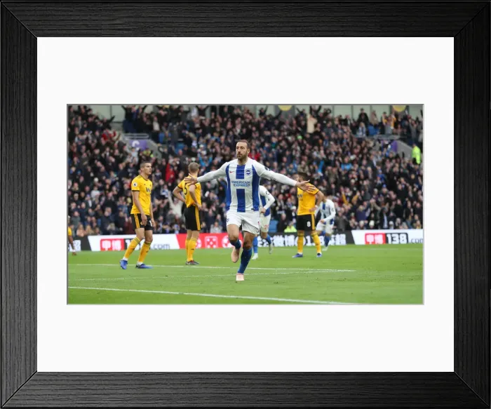 Framed Print : Brighton and Hove Albion vs. Wolverhampton Wanderers: A Premier League Showdown at American Express Community Stadium (October 26, 2018) Framed Print : Brighton and Hove Albion vs. Wolverhampton Wanderers: A Premier League Showdown at American Express Community Stadium (October 26, 2018)