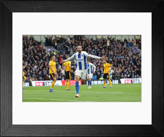 Framed Print : Brighton and Hove Albion vs. Wolverhampton Wanderers: A Premier League Showdown at American Express Community Stadium (October 26, 2018) Framed Print : Brighton and Hove Albion vs. Wolverhampton Wanderers: A Premier League Showdown at American Express Community Stadium (October 26, 2018)