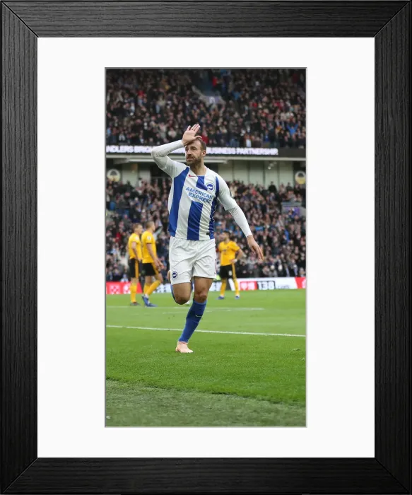 Framed Print : Brighton and Hove Albion vs. Wolverhampton Wanderers: A Premier League Showdown at American Express Community Stadium (October 26, 2018) Framed Print : Brighton and Hove Albion vs. Wolverhampton Wanderers: A Premier League Showdown at American Express Community Stadium (October 26, 2018)