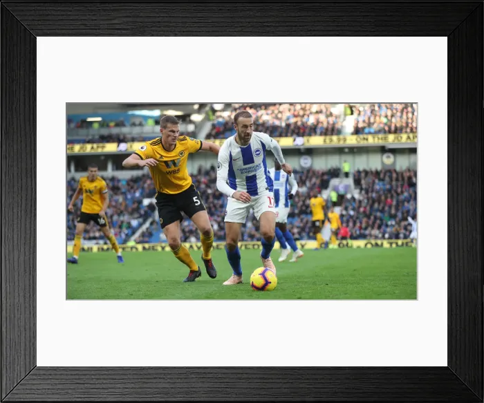 Framed Print : Brighton and Hove Albion vs. Wolverhampton Wanderers: A Premier League Showdown at American Express Community Stadium (October 26, 2018) Framed Print : Brighton and Hove Albion vs. Wolverhampton Wanderers: A Premier League Showdown at American Express Community Stadium (October 26, 2018)