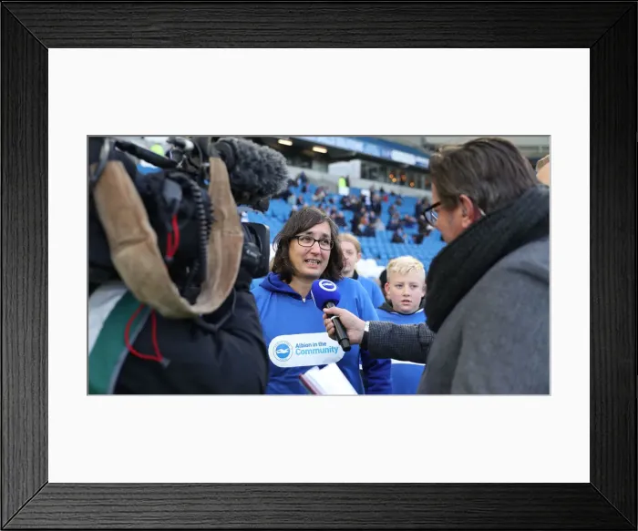 Framed Print : Brighton and Hove Albion vs. Wolverhampton Wanderers: A Premier League Showdown at American Express Community Stadium (October 26, 2018) Framed Print : Brighton and Hove Albion vs. Wolverhampton Wanderers: A Premier League Showdown at American Express Community Stadium (October 26, 2018)