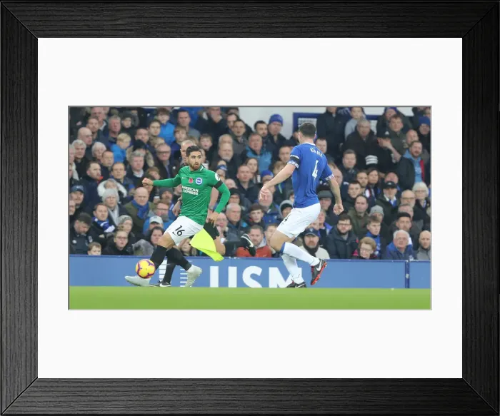 Framed Print : Premier League: Everton vs. Brighton & Hove Albion Clash at Goodison Park (3 Nov 2018)