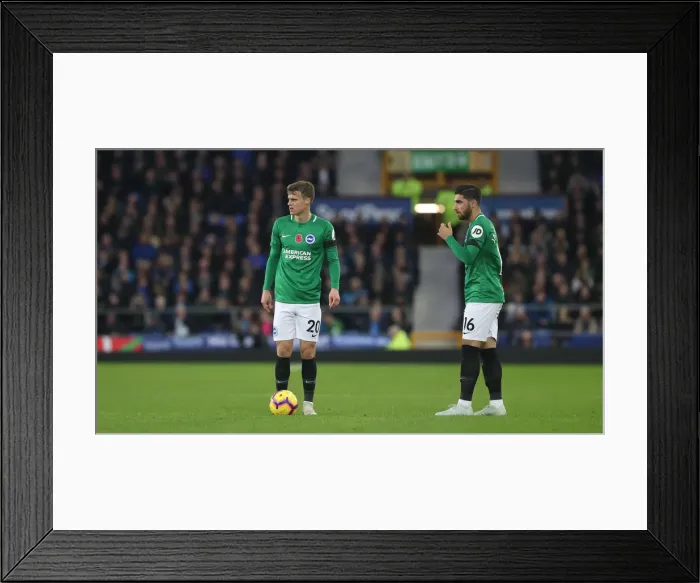 Framed Print : Premier League Showdown: Everton vs. Brighton & Hove Albion at Goodison Park (03NOV18)