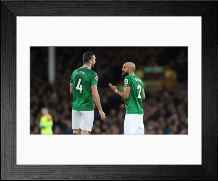 Framed Print : Nov. 3, 2018: Everton vs. Brighton & Hove Albion - Premier League Clash at Goodison Park