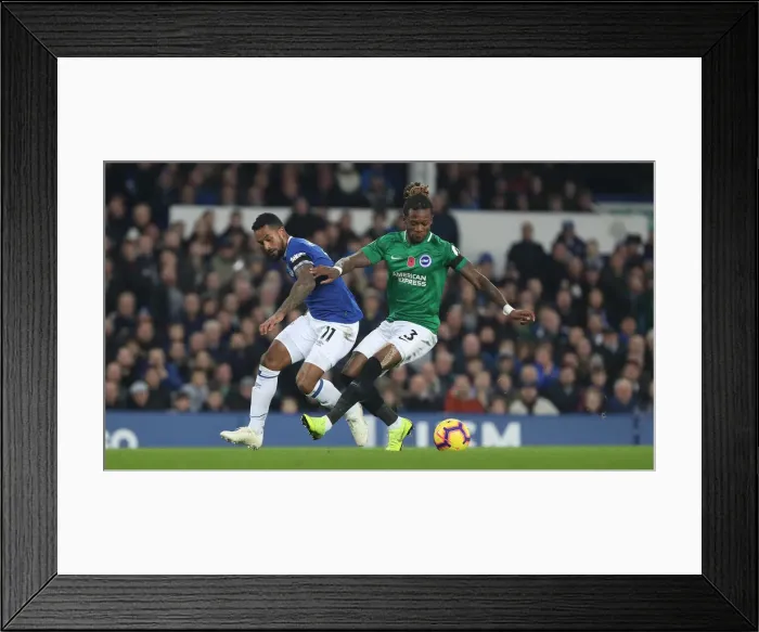 Framed Print : Premier League Showdown: Everton vs. Brighton and Hove Albion at Goodison Park (03NOV18) Framed Print : Premier League Showdown: Everton vs. Brighton and Hove Albion at Goodison Park (03NOV18)