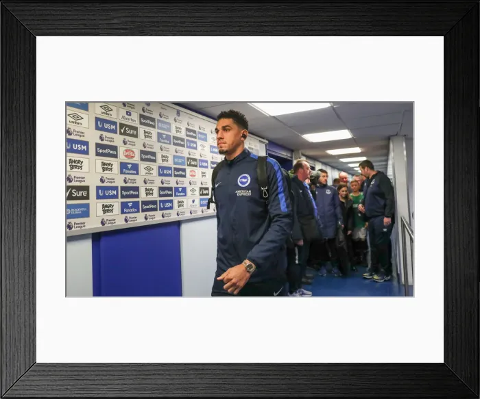 Framed Print : Premier League Showdown: Everton vs. Brighton & Hove Albion at Goodison Park (03NOV18) Framed Print : Premier League Showdown: Everton vs. Brighton & Hove Albion at Goodison Park (03NOV18)