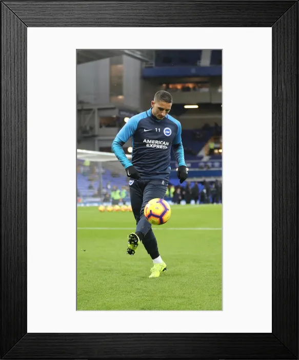 Framed Print : Premier League Showdown: Everton vs. Brighton & Hove Albion at Goodison Park (03NOV18) Framed Print : Premier League Showdown: Everton vs. Brighton & Hove Albion at Goodison Park (03NOV18)