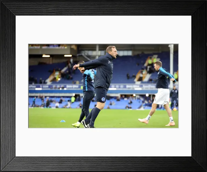 Framed Print : Premier League Showdown: Everton vs. Brighton and Hove Albion at Goodison Park (03NOV18)