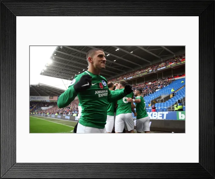 Framed Print : Intense Premier League Showdown: Cardiff City vs. Brighton and Hove Albion (10NOV18) Framed Print : Intense Premier League Showdown: Cardiff City vs. Brighton and Hove Albion (10NOV18)