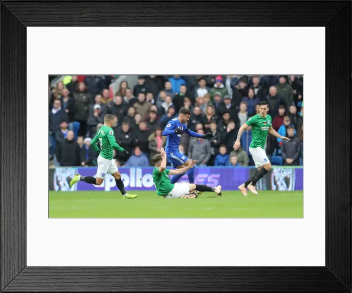 Framed Print : 10NOV18: Premier League Showdown - Cardiff City vs. Brighton and Hove Albion at Cardiff City Stadium Framed Print : 10NOV18: Premier League Showdown - Cardiff City vs. Brighton and Hove Albion at Cardiff City Stadium