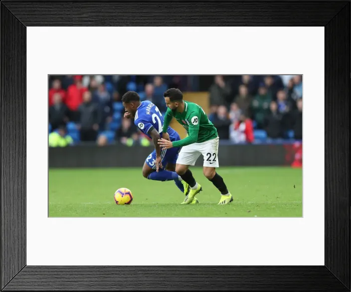 Framed Print : 10NOV18: Intense Premier League Clash between Cardiff City and Brighton and Hove Albion Framed Print : 10NOV18: Intense Premier League Clash between Cardiff City and Brighton and Hove Albion