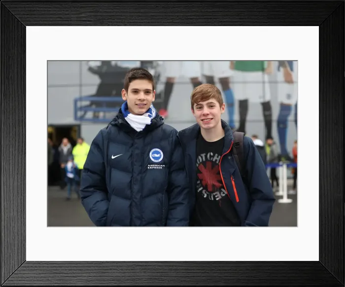 Framed Print : Brighton and Hove Albion vs Leicester City: Premier League Showdown at American Express Community Stadium (November 2018)