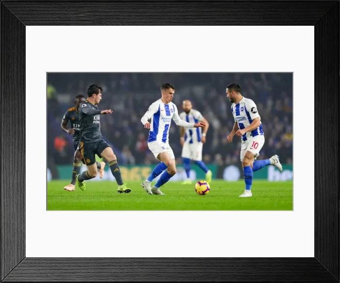 Framed Print : Premier League Showdown: Brighton & Hove Albion vs. Leicester City (November 2018) Framed Print : Premier League Showdown: Brighton & Hove Albion vs. Leicester City (November 2018)