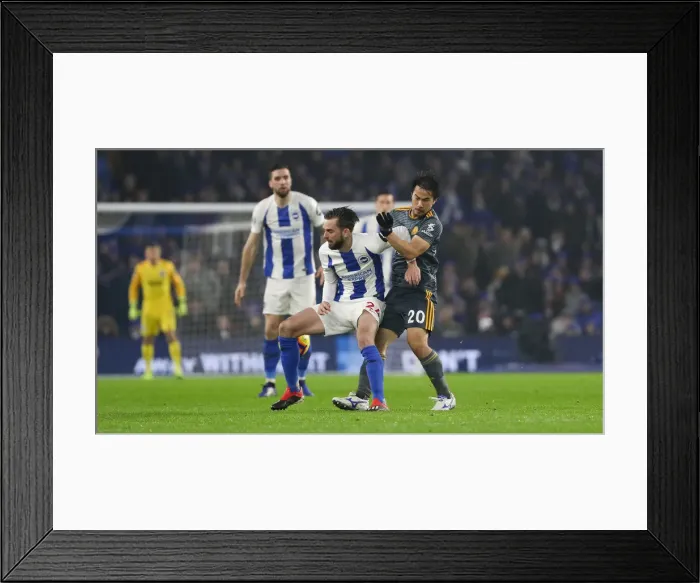 Framed Print : Brighton and Hove Albion vs. Leicester City: Premier League Showdown at American Express Community Stadium (November 2018) Framed Print : Brighton and Hove Albion vs. Leicester City: Premier League Showdown at American Express Community Stadium (November 2018)