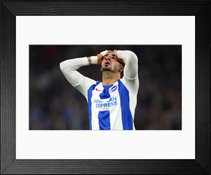 Framed Print : Brighton and Hove Albion vs Leicester City: Premier League Showdown at American Express Community Stadium (November 2018)