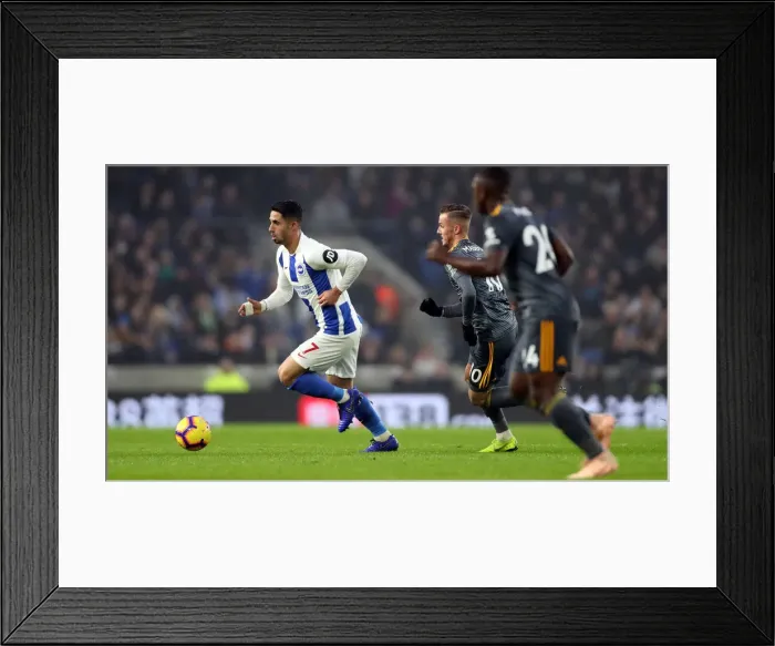 Framed Print : Brighton and Hove Albion vs Leicester City: Premier League Showdown at American Express Community Stadium (November 2018) Framed Print : Brighton and Hove Albion vs Leicester City: Premier League Showdown at American Express Community Stadium (November 2018)