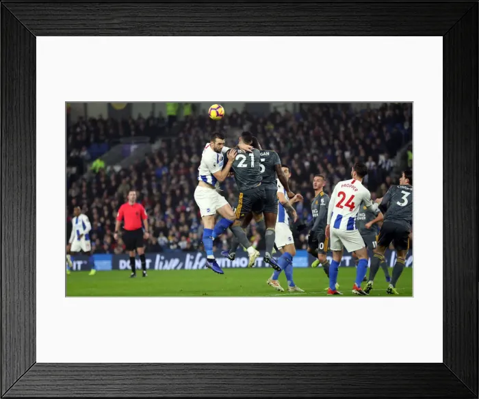 Framed Print : Brighton and Hove Albion vs. Leicester City: Premier League Showdown at American Express Community Stadium (November 2018) Framed Print : Brighton and Hove Albion vs. Leicester City: Premier League Showdown at American Express Community Stadium (November 2018)