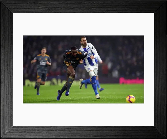Framed Print : Brighton and Hove Albion vs. Leicester City: Premier League Showdown at American Express Community Stadium (November 2018) Framed Print : Brighton and Hove Albion vs. Leicester City: Premier League Showdown at American Express Community Stadium (November 2018)