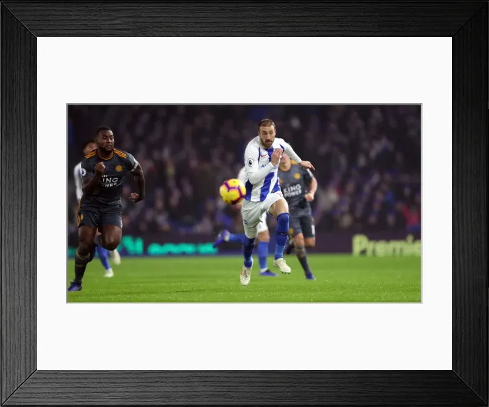 Framed Print : Brighton and Hove Albion vs. Leicester City: Premier League Showdown at American Express Community Stadium (November 24, 2018) Framed Print : Brighton and Hove Albion vs. Leicester City: Premier League Showdown at American Express Community Stadium (November 24, 2018)