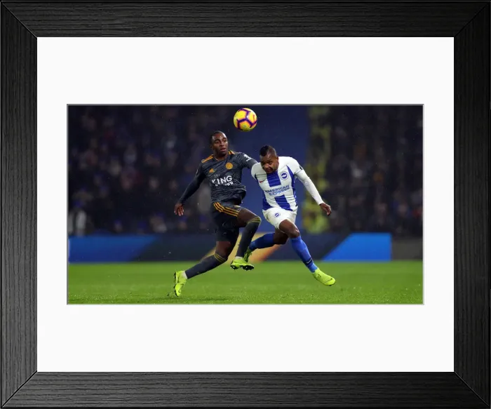 Framed Print : Brighton and Hove Albion vs. Leicester City: A Premier League Showdown at American Express Community Stadium (November 24, 2018) Framed Print : Brighton and Hove Albion vs. Leicester City: A Premier League Showdown at American Express Community Stadium (November 24, 2018)
