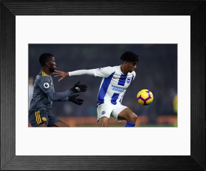 Framed Print : Intense Premier League Showdown: Brighton & Hove Albion vs. Leicester City (November 2018) Framed Print : Intense Premier League Showdown: Brighton & Hove Albion vs. Leicester City (November 2018)