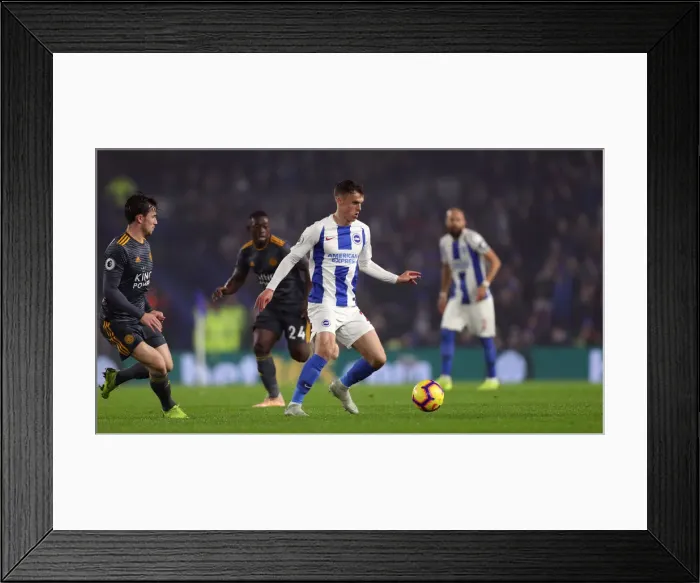 Framed Print : Premier League Showdown: Brighton & Hove Albion vs. Leicester City (November 2018) Framed Print : Premier League Showdown: Brighton & Hove Albion vs. Leicester City (November 2018)