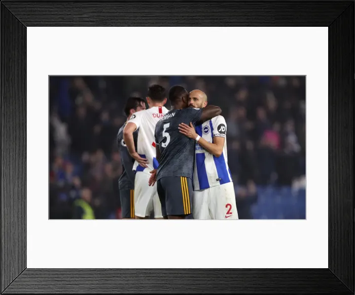 Framed Print : Brighton and Hove Albion vs. Leicester City: Premier League Showdown at American Express Community Stadium (November 2018)
