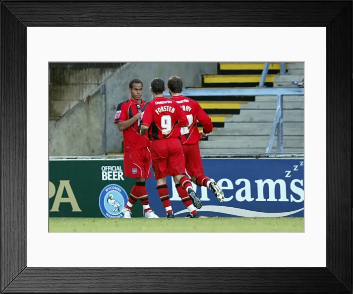 Framed Print : Brighton & Hove Albion vs Wycombe Wanderers (FA Cup, 2009-10 Season): Away Game Framed Print : Brighton & Hove Albion vs Wycombe Wanderers (FA Cup, 2009-10 Season): Away Game