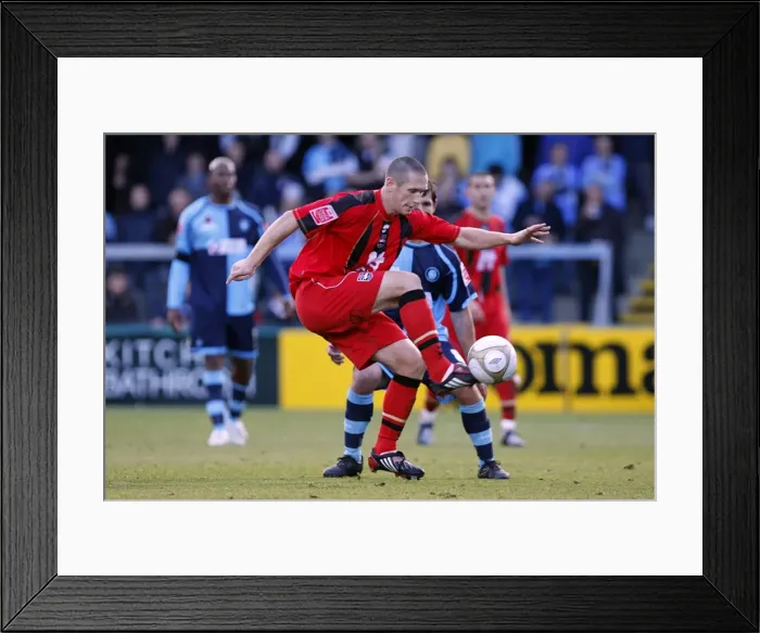 Framed Print : Brighton & Hove Albion vs Wycombe Wanderers (FA Cup, 2009-10): A Look Back at the Away Game