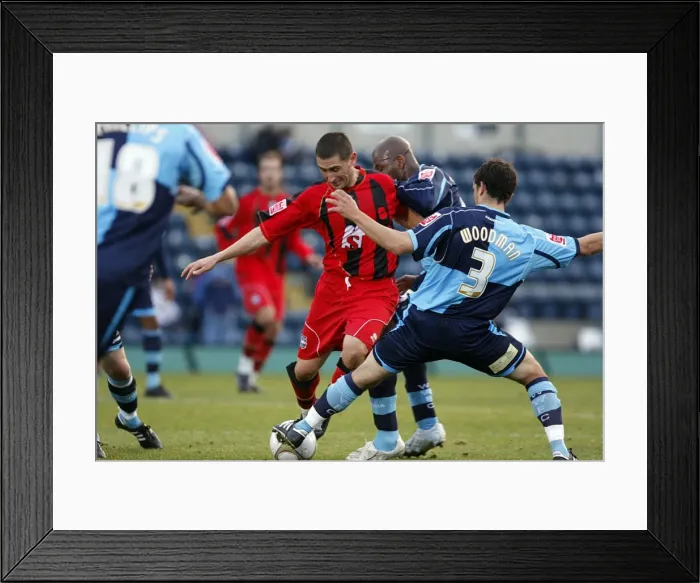 Framed Print : Brighton & Hove Albion vs Wycombe Wanderers (FA Cup, 2009-10): Away Game Framed Print : Brighton & Hove Albion vs Wycombe Wanderers (FA Cup, 2009-10): Away Game