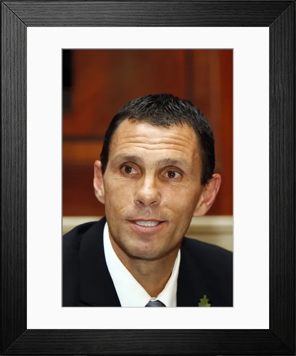 Framed Print : Gus Poyet: Brighton and Hove Albion's Inspiring Manager Framed Print : Gus Poyet: Brighton and Hove Albion's Inspiring Manager