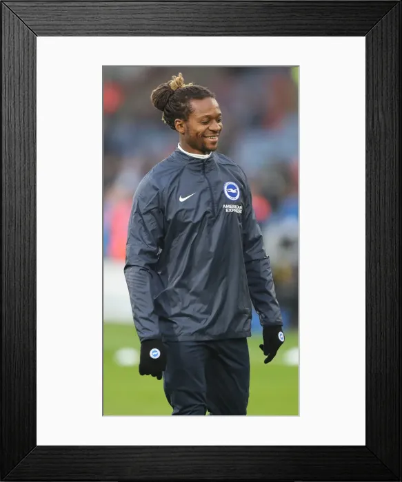Framed Print : Decisive Moment: Huddersfield vs. Brighton & Hove Albion - Premier League Clash (01DEC18)