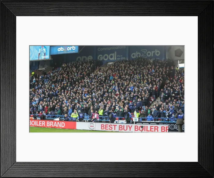 Framed Print : Decisive Moment: Huddersfield vs. Brighton & Hove Albion - Premier League Clash (1st December 2018)