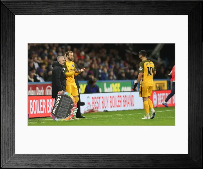 Framed Print : Decisive Moment: Huddersfield vs. Brighton & Hove Albion - Premier League Showdown (01DEC18) Framed Print : Decisive Moment: Huddersfield vs. Brighton & Hove Albion - Premier League Showdown (01DEC18)