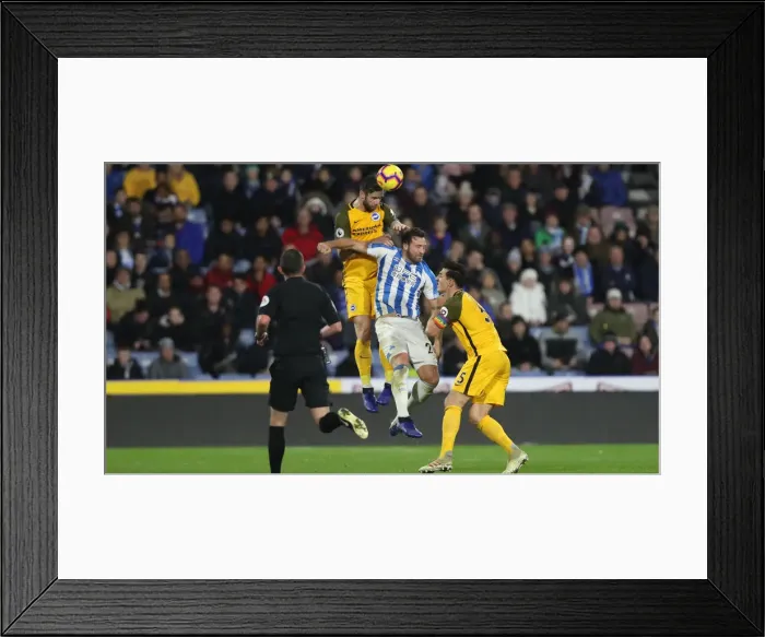 Framed Print : Decisive Moment: Huddersfield vs. Brighton & Hove Albion - Premier League Showdown (01DEC18) Framed Print : Decisive Moment: Huddersfield vs. Brighton & Hove Albion - Premier League Showdown (01DEC18)