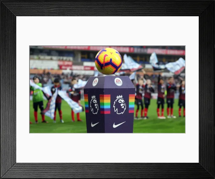 Framed Print : Rainbow Laces: Huddersfield Town vs. Brighton and Hove Albion, Premier League, December 2018 Framed Print : Rainbow Laces: Huddersfield Town vs. Brighton and Hove Albion, Premier League, December 2018