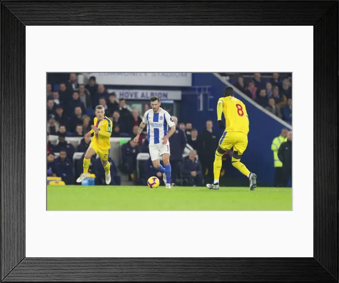 Framed Print : Brighton and Crystal Palace Battle it Out in the Premier League: 4th December 2018, American Express Community Stadium Framed Print : Brighton and Crystal Palace Battle it Out in the Premier League: 4th December 2018, American Express Community Stadium