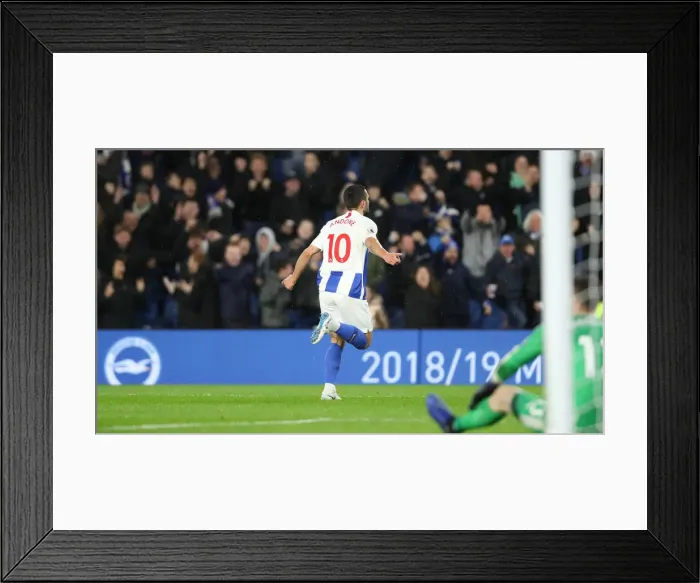 Framed Print : Brighton and Hove Albion vs. Crystal Palace: A Premier League Showdown at American Express Community Stadium (04DEC18) Framed Print : Brighton and Hove Albion vs. Crystal Palace: A Premier League Showdown at American Express Community Stadium (04DEC18)