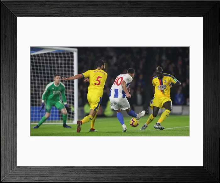 Framed Print : Brighton and Hove Albion vs. Crystal Palace: A Premier League Showdown at American Express Community Stadium (December 4, 2018) Framed Print : Brighton and Hove Albion vs. Crystal Palace: A Premier League Showdown at American Express Community Stadium (December 4, 2018)