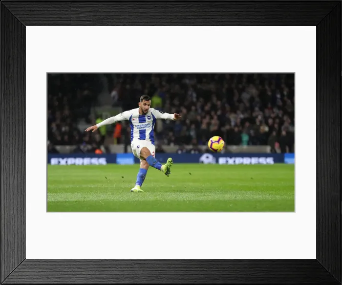 Framed Print : Brighton and Hove Albion vs. Crystal Palace: A Premier League Showdown at American Express Community Stadium (04DEC18)