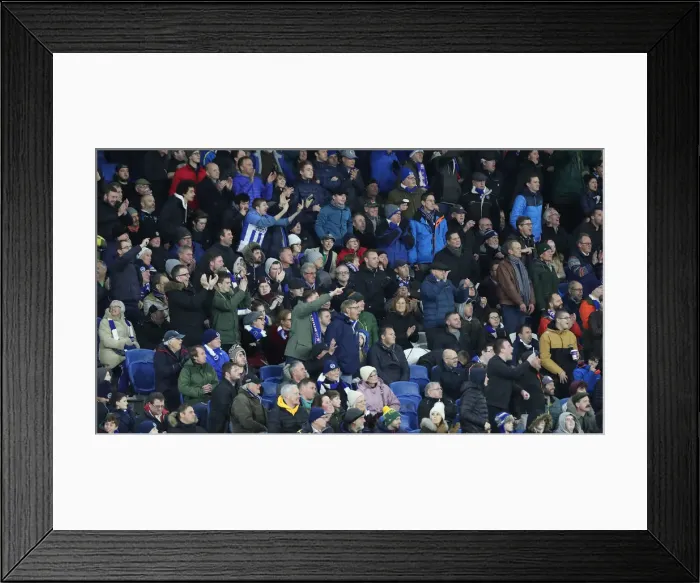 Framed Print : Brighton and Hove Albion vs. Crystal Palace: A Premier League Showdown at American Express Community Stadium (December 4, 2018) Framed Print : Brighton and Hove Albion vs. Crystal Palace: A Premier League Showdown at American Express Community Stadium (December 4, 2018)